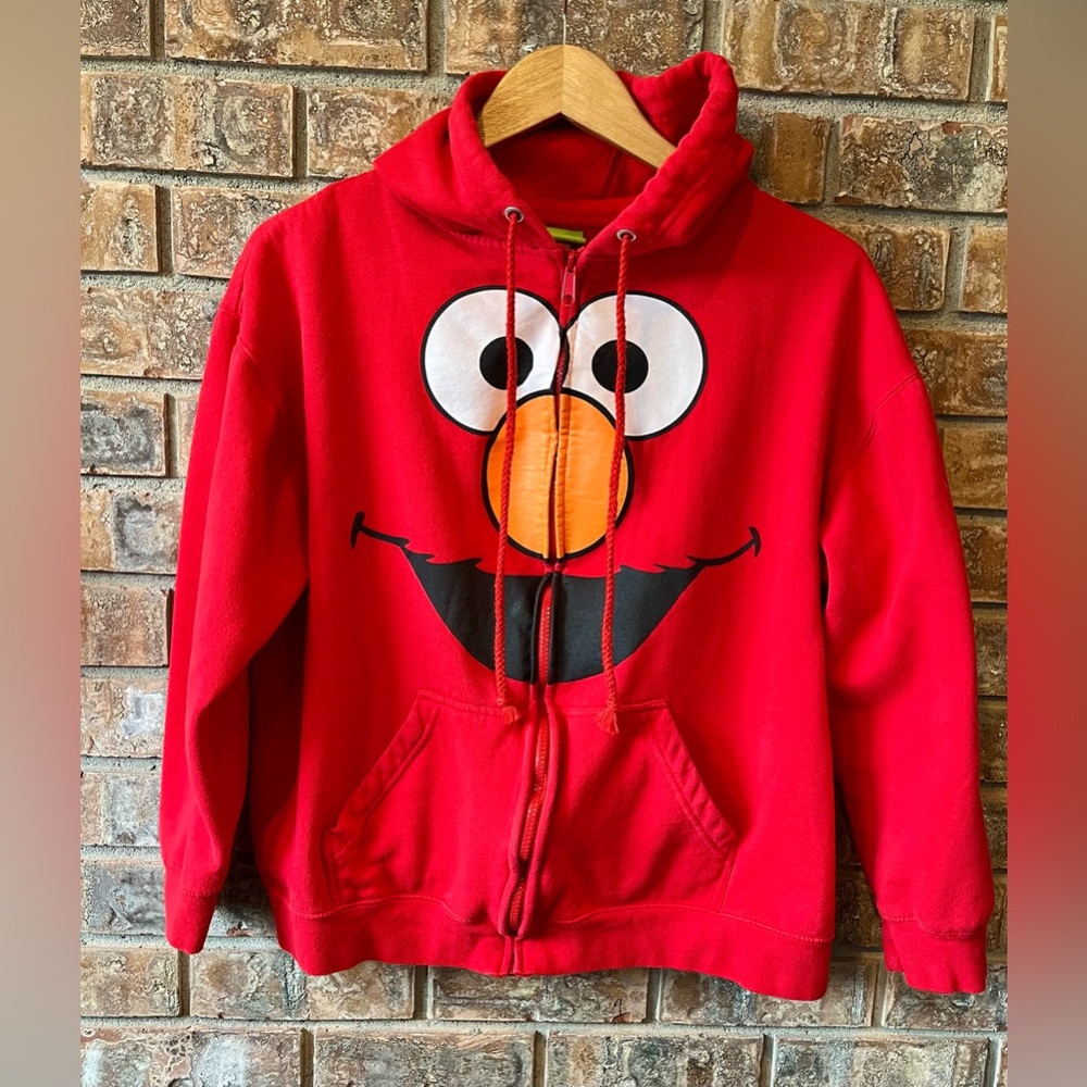 Elmo Zip Up Hoodie Women’s Large